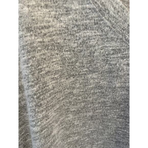 *WISHLIST* Oversized Cozy Gray Marled Knit V-Neck Sweater Women's Size M/L - Picture 4 of 7